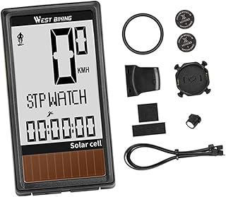 STOBOK 1 Peça 5 Velocímetro Velocímetro Velocímetro Odômetro Cronômetro De Bicicleta Acessórios De Ciclismo Luz De Fundo Odômetro Bicicleta De Exercício Odômetro Profissional Tacômetro