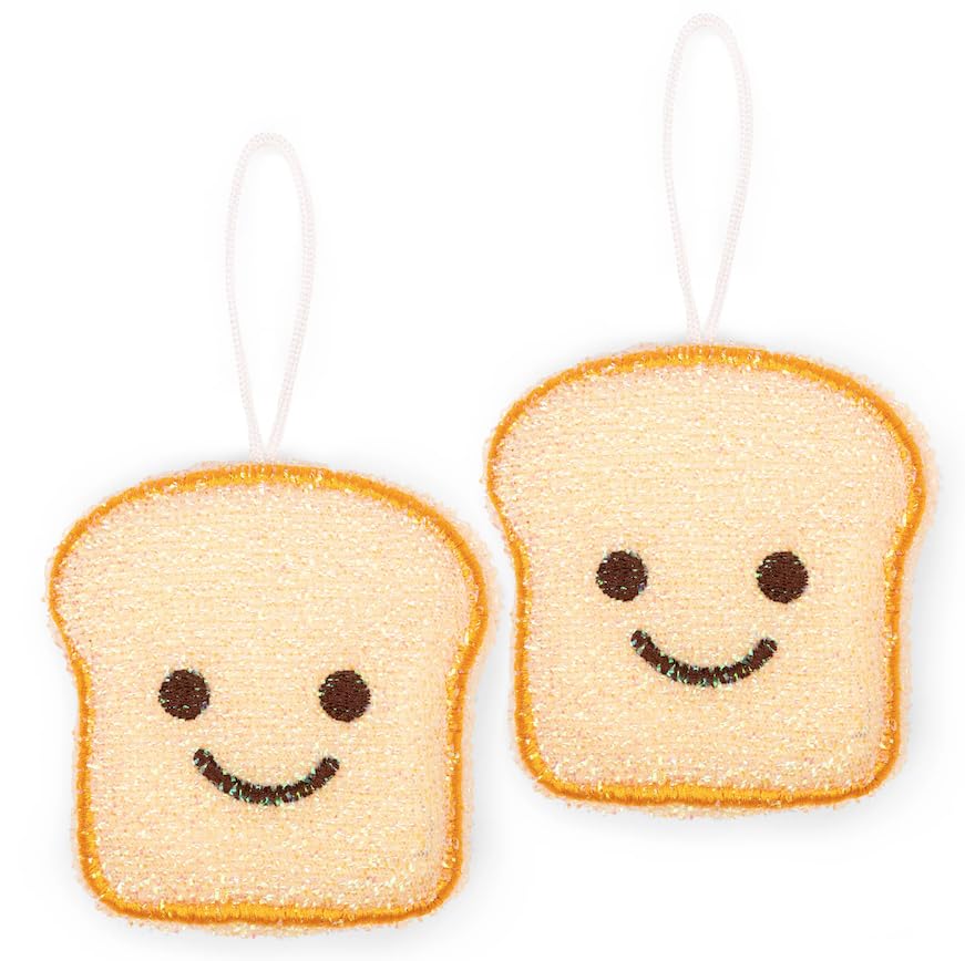 Kickerland Toast Scrub Sponge Set of 2
