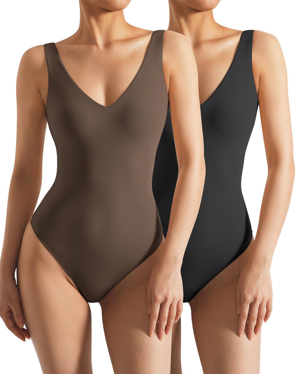 SUUKSESS 2 Piece Thong Bodysuit