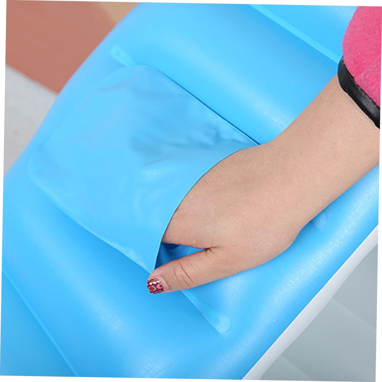 Bañera Inflable para Bebés Azul Portátil de Plástico para Viaje