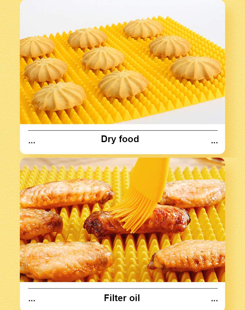 Silikon-Backmatte, antihaftbeschichtet, für Backofen, Grill, Ölfilter-Pad, 40,6 x 29,4 cm