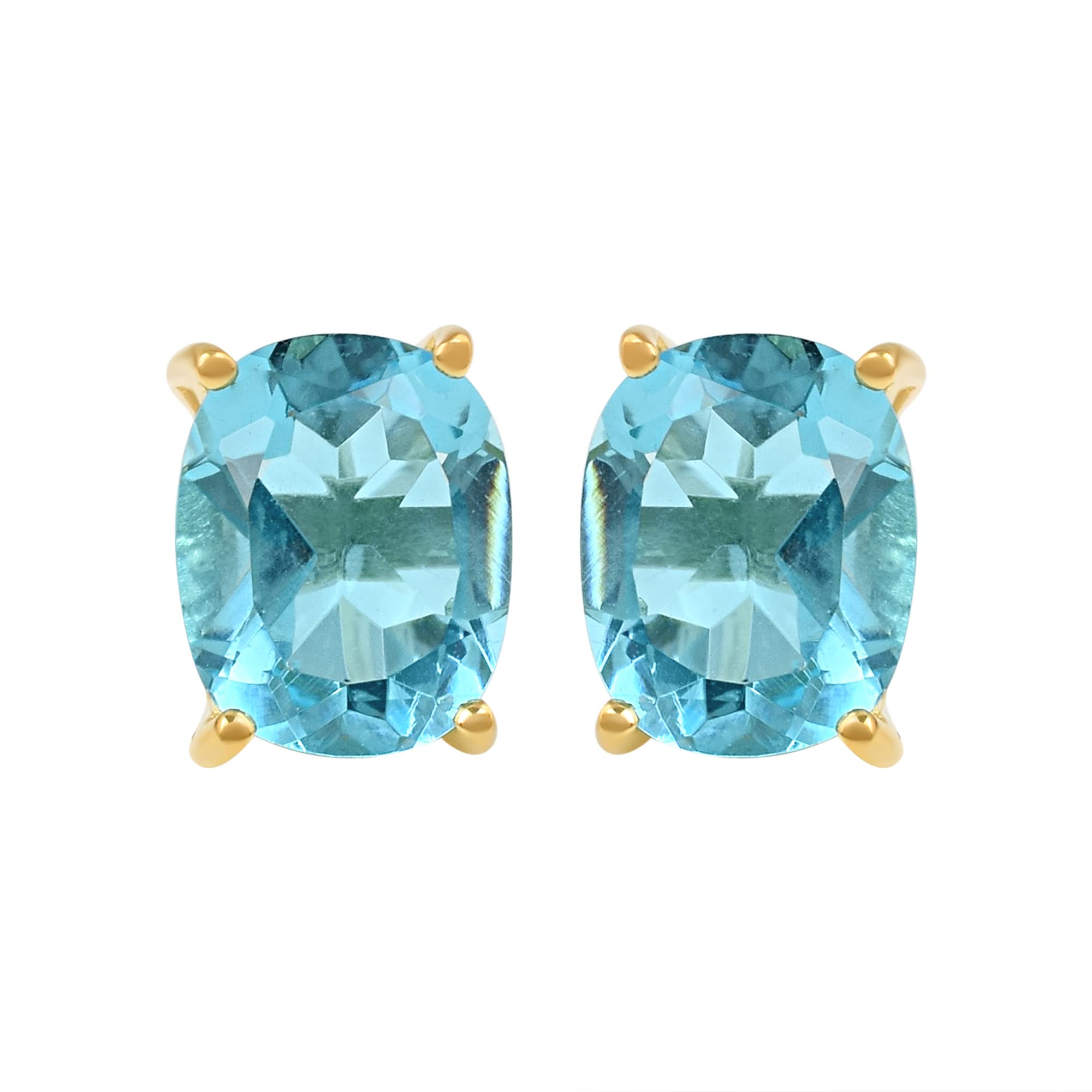 SeagullIN Cushion Shape Birthstone Stud Earrings for Women | Minimalist Hypoallergenic Jewelry for Sensitive Ears | Gift Box Included (B0CFB8PTVT) Amazon Price History, Amazon Price Tracker