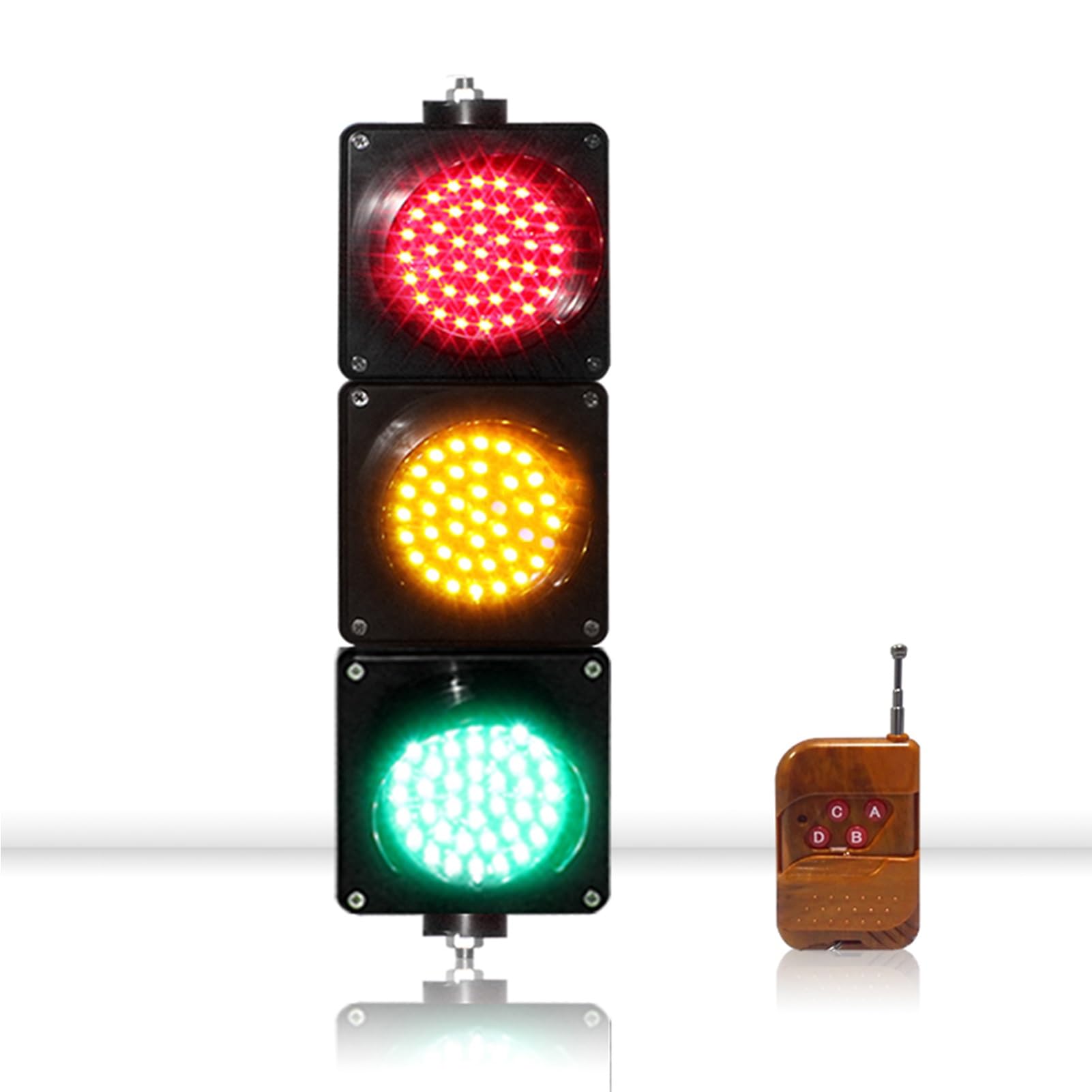 Feu de signalisation LED étanche IP65 avec lentille haute visibilité pour dock