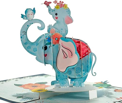 Miniatura 8 de ETA Tarjeta de felicitación 3D de flor de cerezo para cumpleaños, tarjeta de flores 3D, simplemente porque pensar en ti, día de San Valentín,