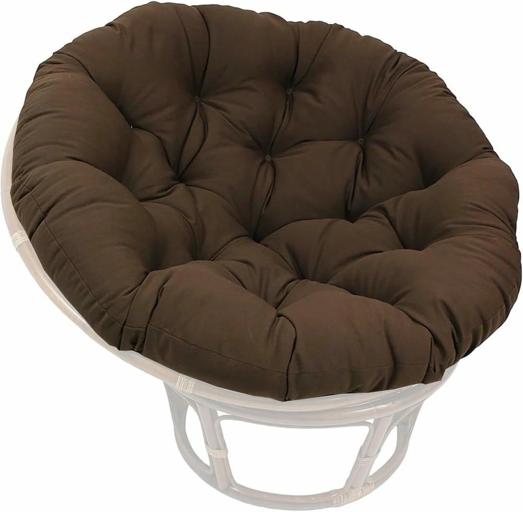 Coussin de jardin marron 140x140 pour sublimer vos soirées d'été en terrasse