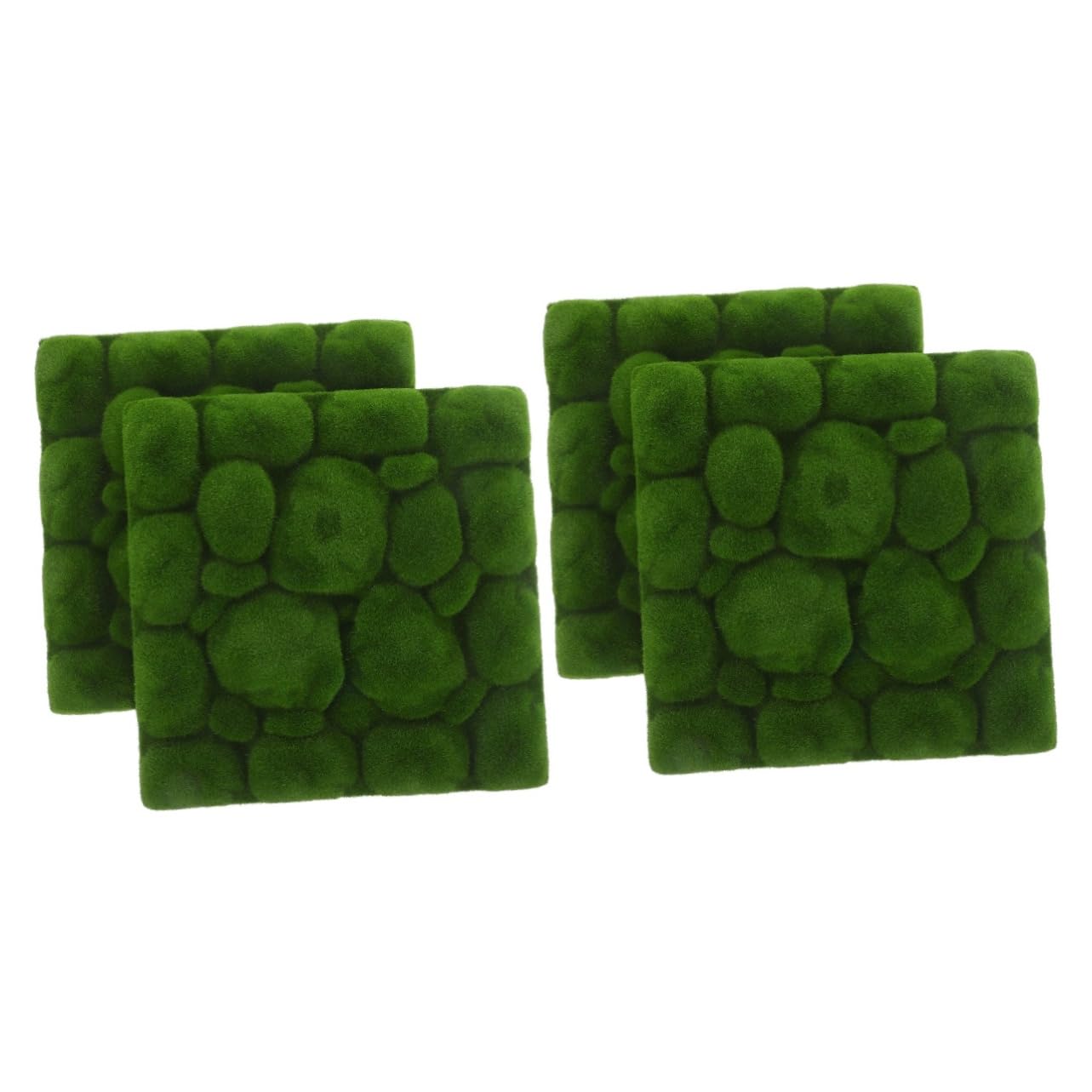 Alipis 4stücke Künstliche Moosmatte Realistisches Kunstmoos Für Garten Landschaft Dekorative Wandverkleidung Für Bonsai Blumentöpfe Und Feengärten