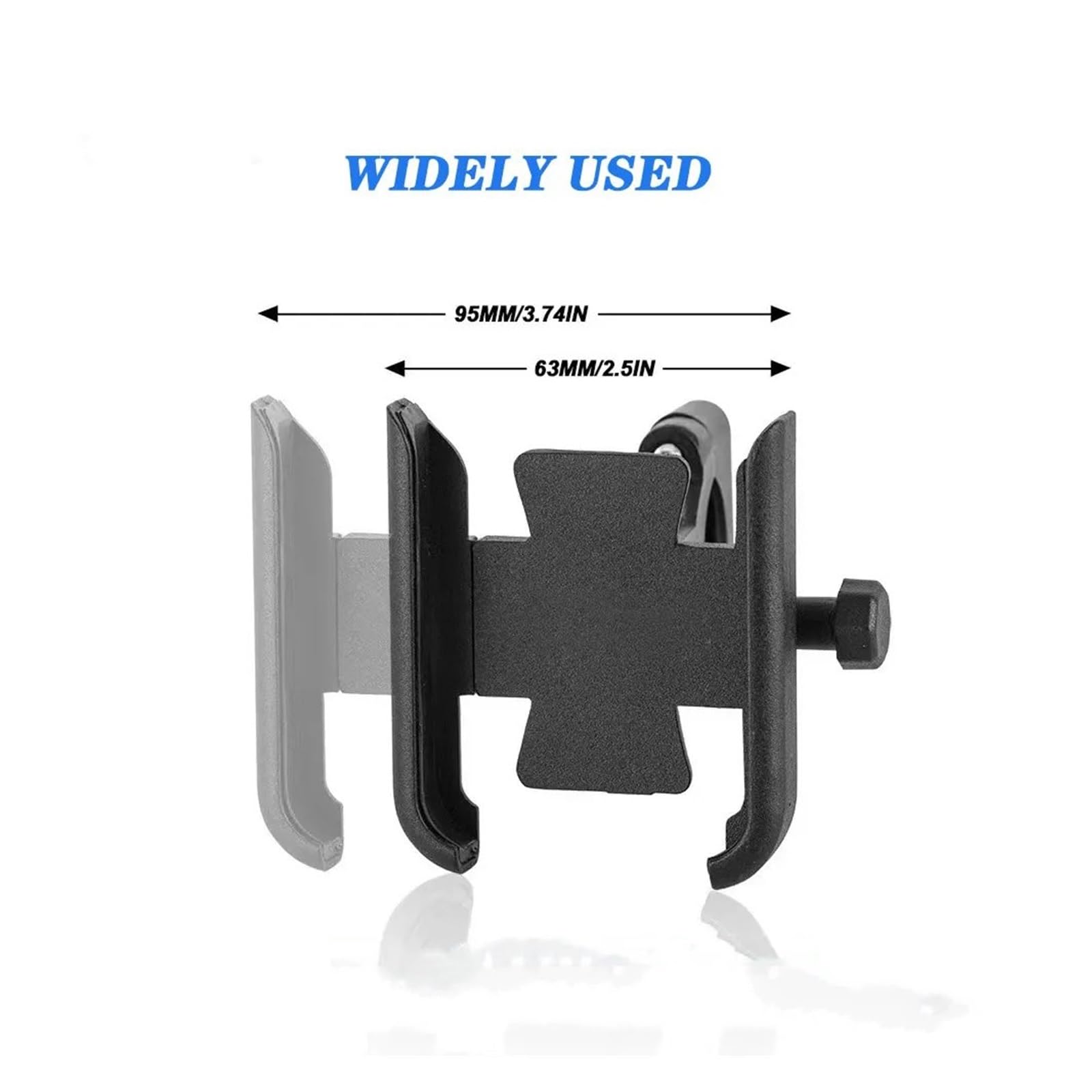 Staffa Di Navigazione In Ferro Per Moto, Supporto Telefono Specifico Per Yamaha Tricity 125 E 155 (2014-2021), Fissaggio Saldo Antivibrazione - 4