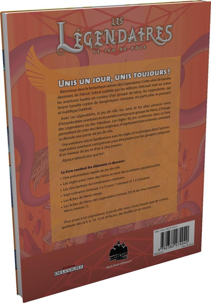 Les Légendaires - Jeu de Rôle - Jeu de Société - Version Française
