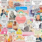 100Pcs Psychology Stickers for Laptop, for Water Botttle - Funny Psychologist Stickers for Therapist - Psychology Party Supplies - Gift for Women & Men