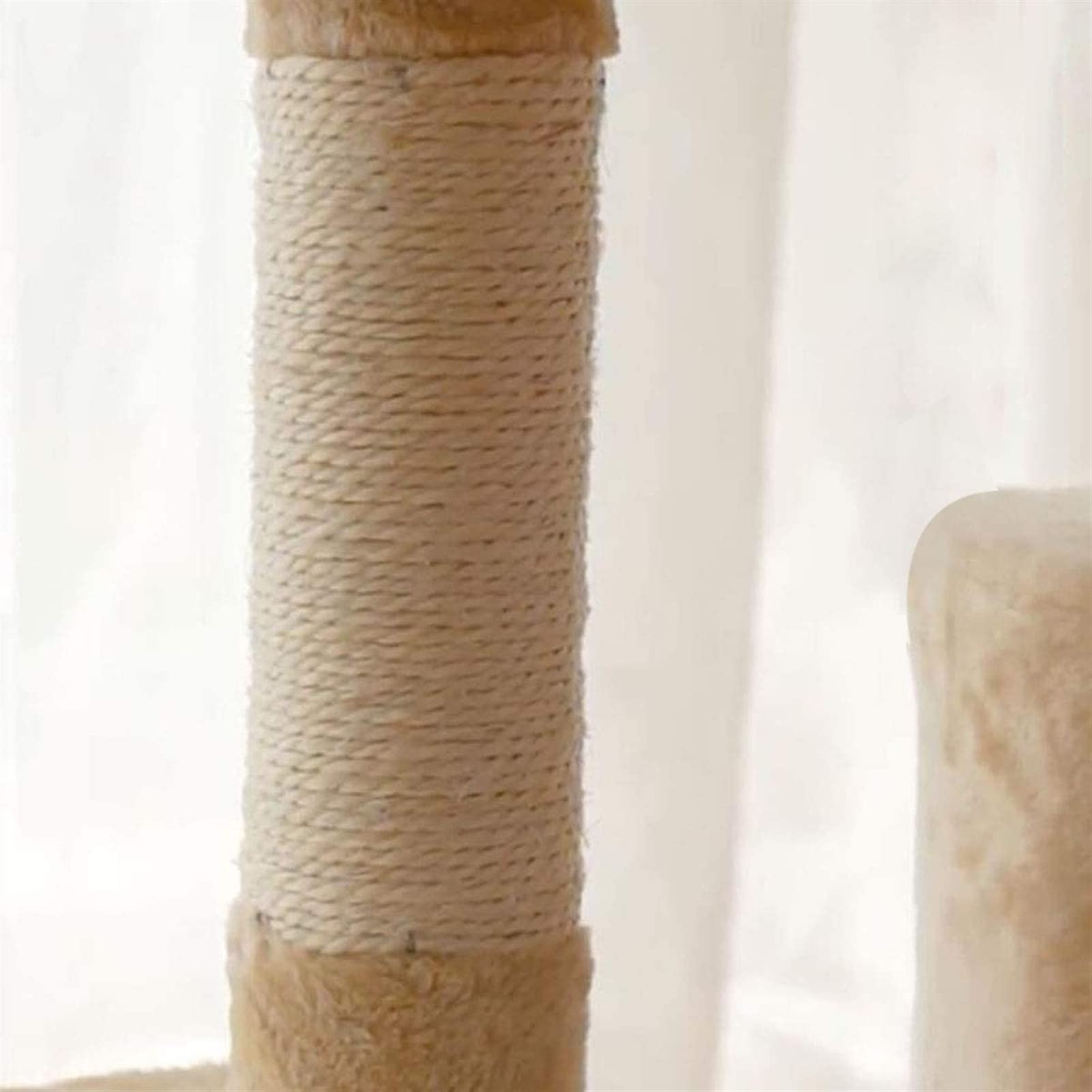 Drzewo dla kota Luksusowa wieża dla kota 116 CM z drapakami pokrytymi sizalem z zwisającymi kulkami Zabawka Wieża dla kota Meble Zabawa Dom do zabawy Produkty do stylu życia zwierząt