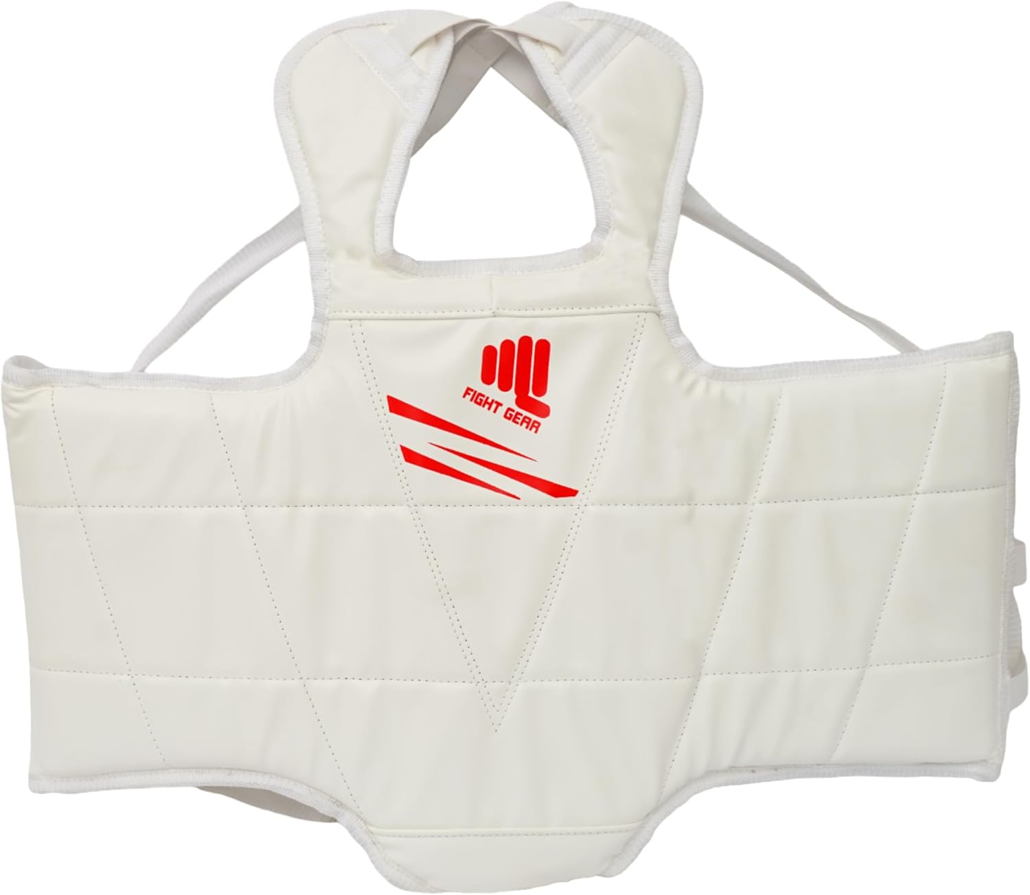 Faux Leather Kids Chest Guard for Men & Women Olympic Style Taekwondo Boxing Kickboxing MMA Muaythai Adjustable Shield Chest, Belly, Ribs Protector
