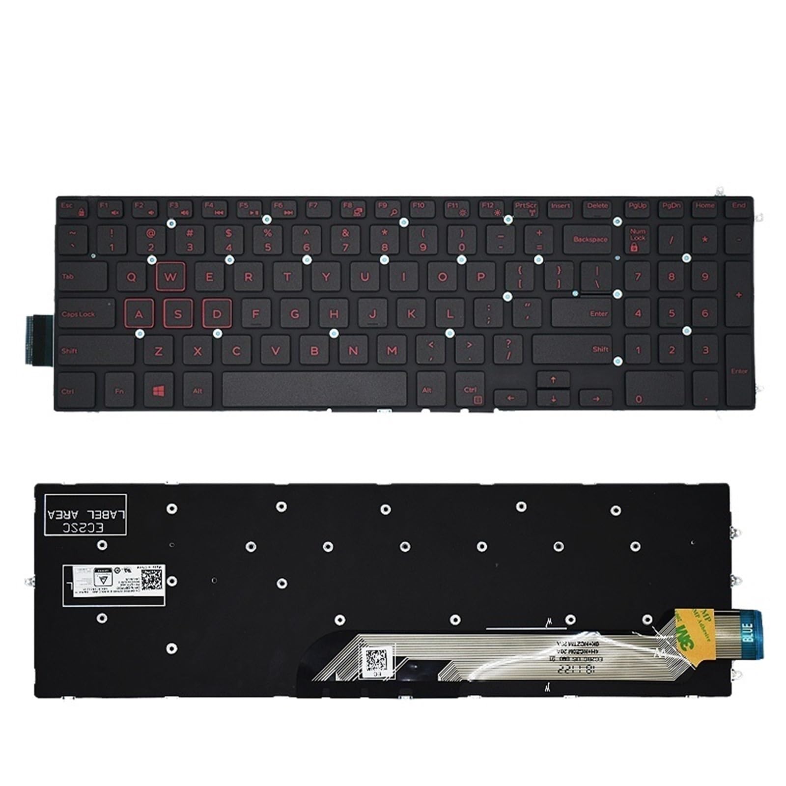 Clavier Inspiron 15 5570 3793 pour réparer une touche cassée