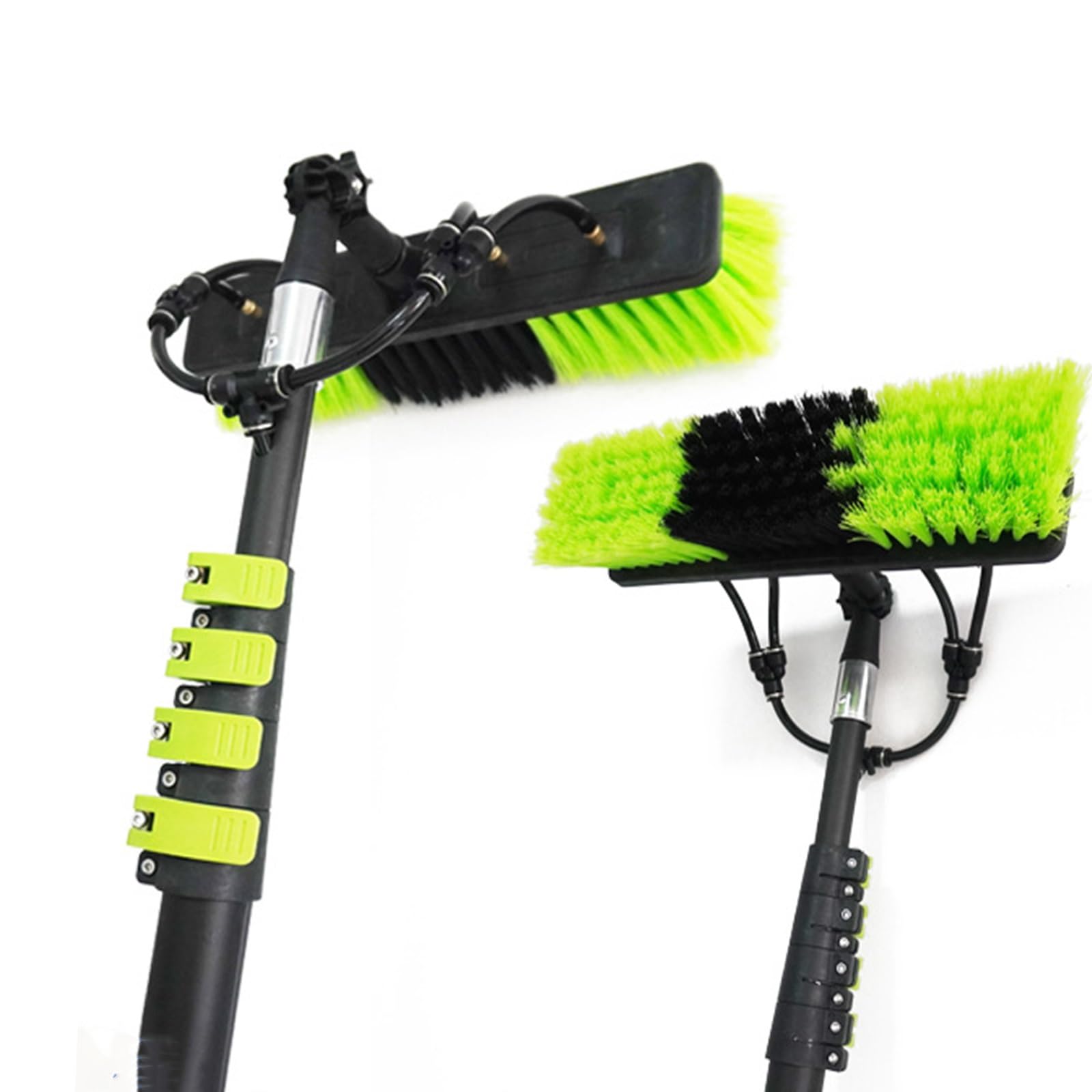 High Altitude Water Fed Telescopic Window Cleaning Brush - Extendable 5.4M (17.7FT) Pole Kit for Conservatory Roofs & High Windows Ideal for Effortless Cleaning