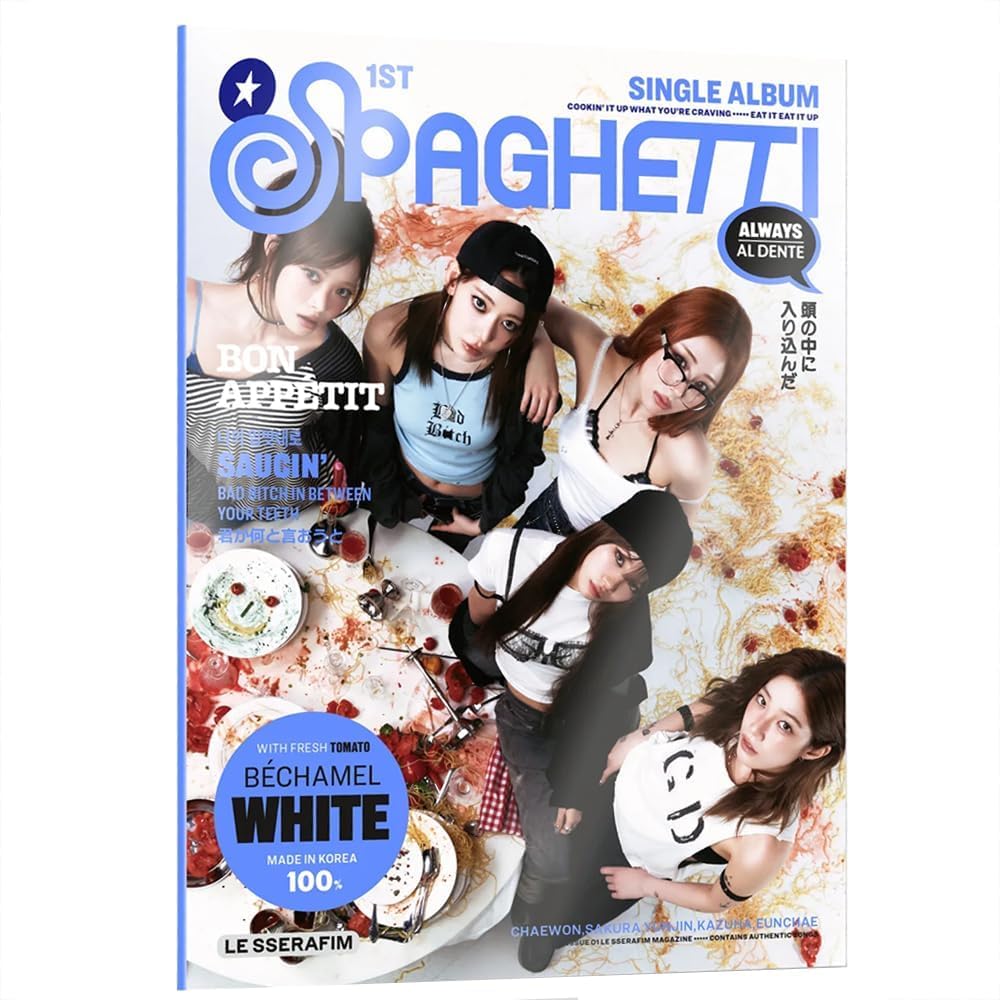 Locker.Ink | Spring 2026's Essential Kpop Albums You Can't Miss LE SSERAFIM Spaghetti