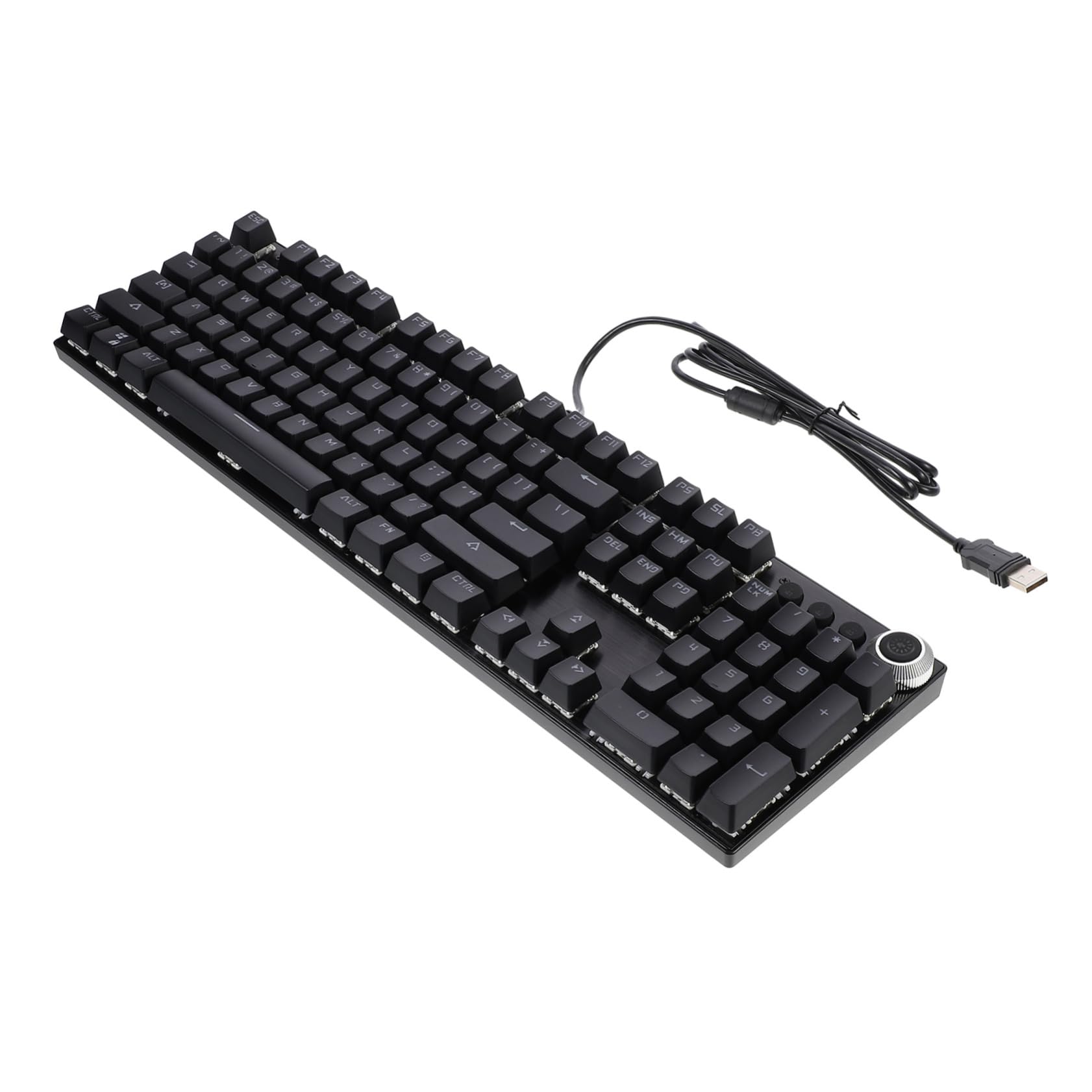 Vaguelly Clavier Mécanique Rétroéclairé RGB Gamers avec Éclairage Coloré 100% Fonctionnel Pour Jeux PC et Bureau