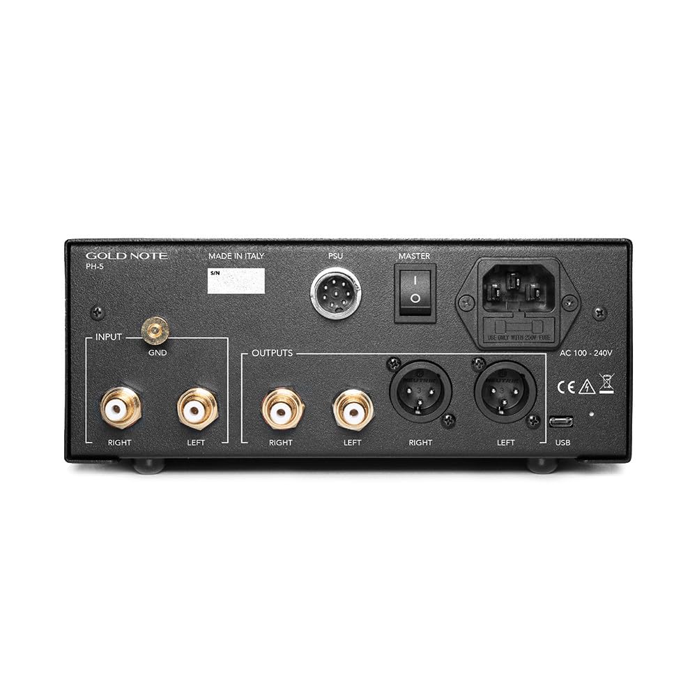 Gold Note PH-5 Black Preamplificatore phono MM/MC High-End
