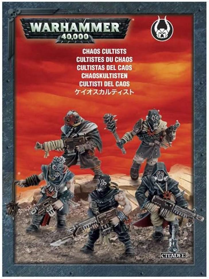 Games Chaos Cultists Warhammer 40000 con 5 figuras Cultistas