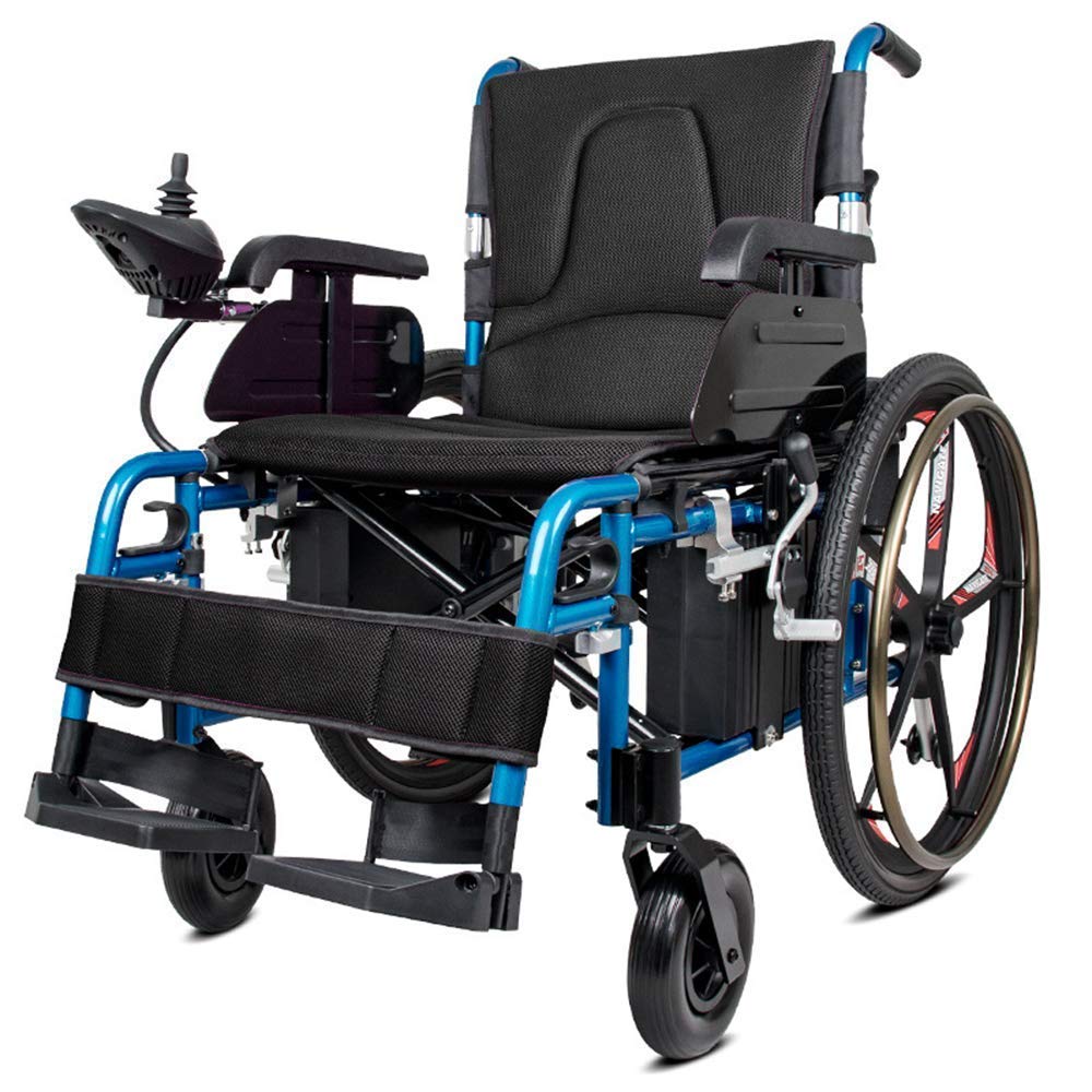 Buy Electric Wheelchair, Lightweight Dual Function Foldable Power