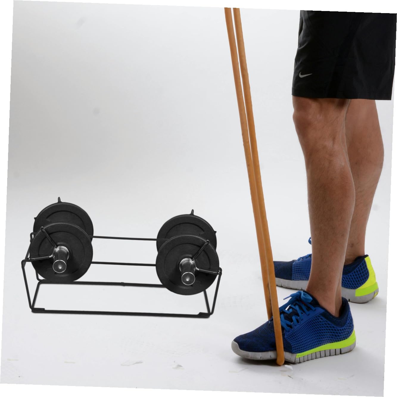 INOOMP 2pièces Support De Rangement Pour Haltères Intérieur Étagère De Stockage Pour Dumbbells Accessoire Pratique Et Pour Salle De Sport à Domicile