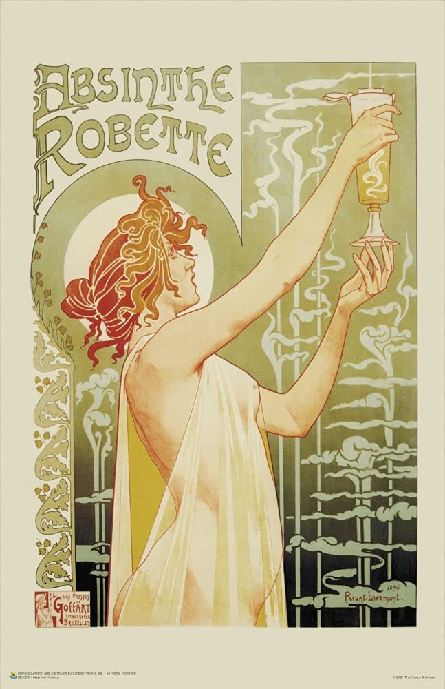 Amazon.com: Scorpio Posters Absinthe Robette - by Henri Privat