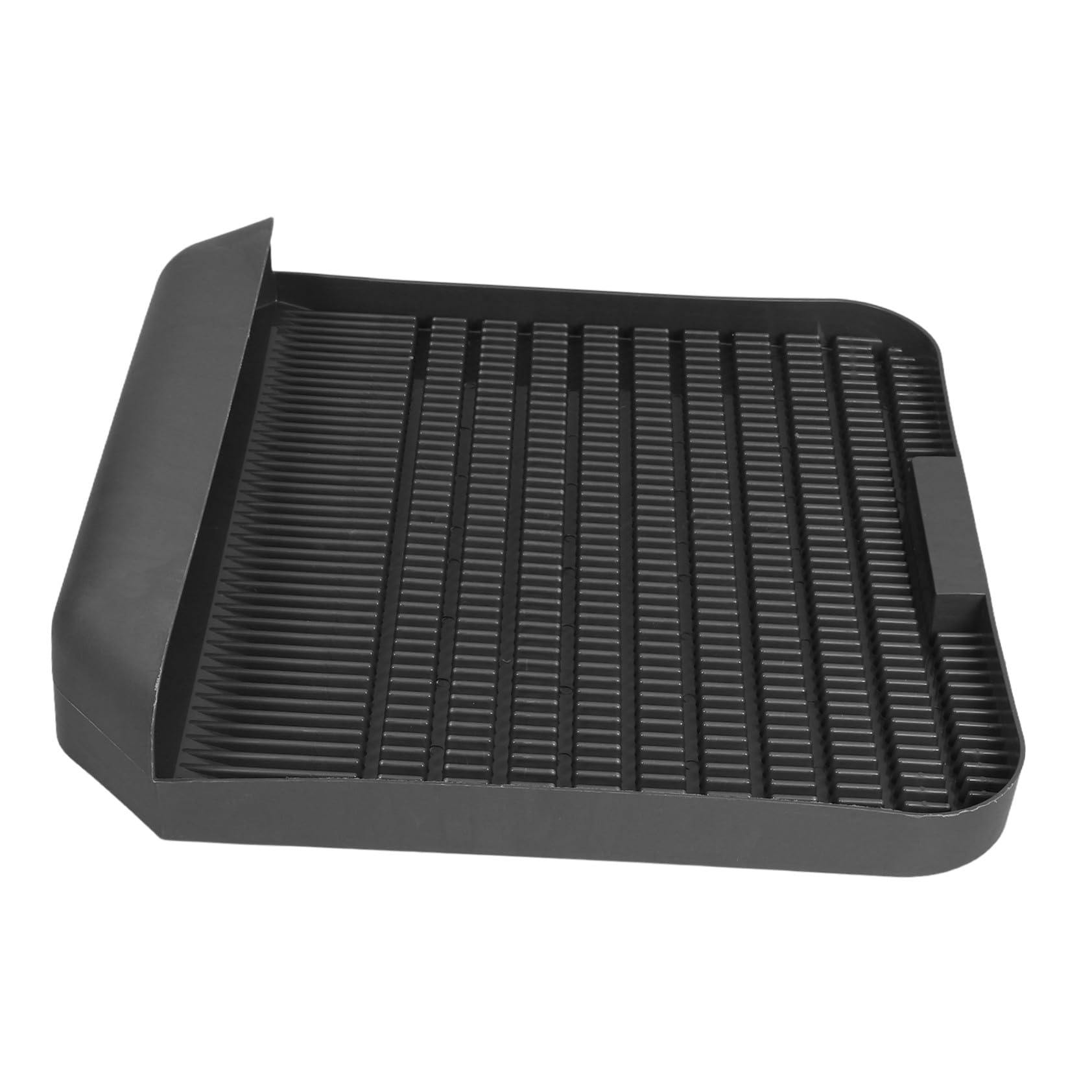 SHINEOFI Alfombrilla Antideslizante para Caja para Gatos Negra De Fácil De Limpiar para Uso Interiores Prueba De Orina