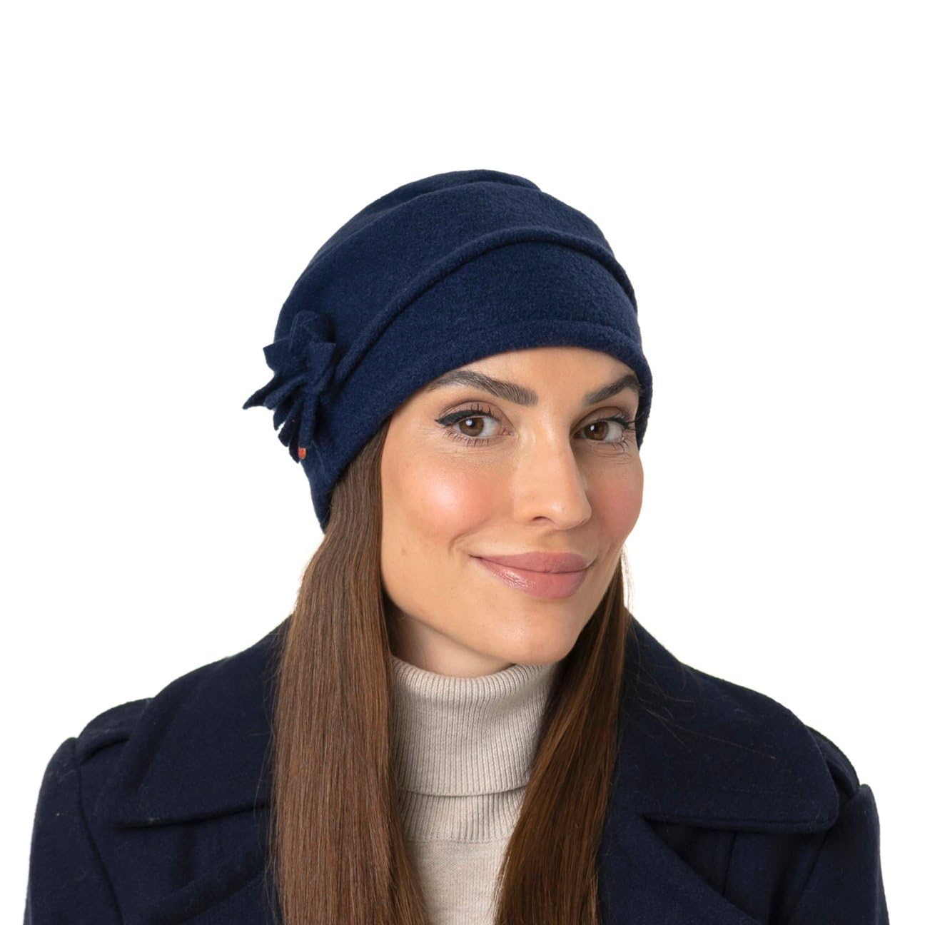 Mayser Chelsea Gorro Beanie Unicolor Lana Virgen Hecho en UE Mujer Otono Invierno