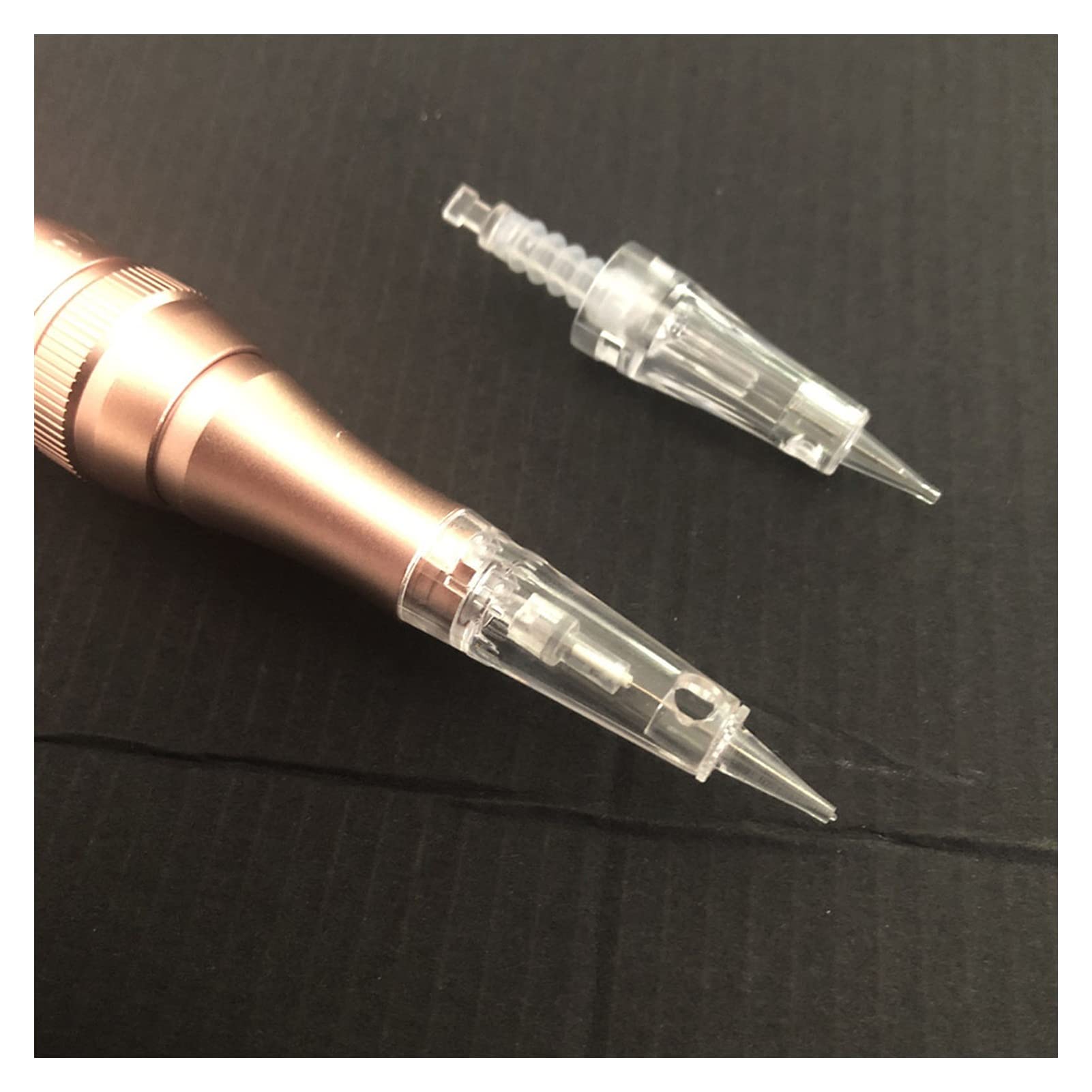 Tattoo 100 stücke Permanent Makeup Nadelkassette Verhindern Rückfluss Augenbrauennadeln Einweg-Sterilisierte Membran (Color : 3P 100 pcs)