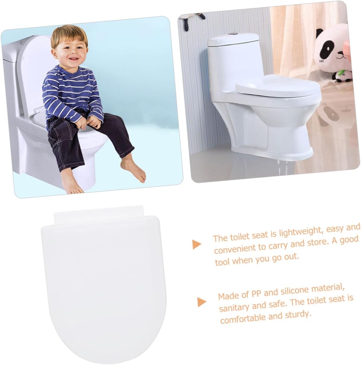 LIFKOME Portable Boy Girl Toilet Seat Boy Girl Training Seat Potty Hook for and Potty