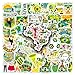 50 Pcs South American Style Brazil Stickers, 1.18-1.96inch Cartoon Culture Decorative Stickers, Self-Adhesive for Scrapbooking, Home Decoration, Cultural Theme Setup (Brazil)