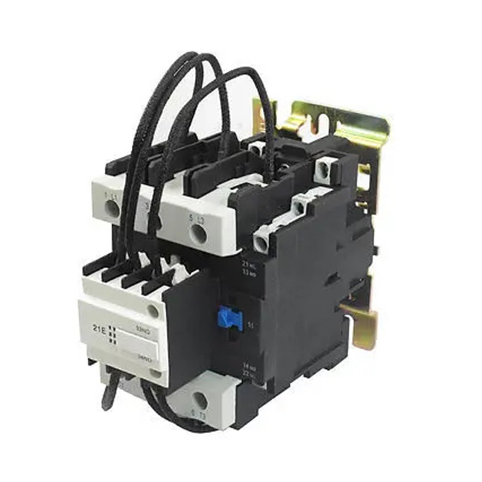 NOBIRTBSA Contactor Ui 500V Capacitor contactor + Ui 110V Auxiliary contactor Block