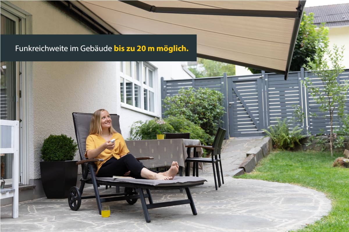 Schellenberg 20015 Smart Home radiowy nadajnik ręczny 1-kanałowy 868,4 MHz biały pilot zdalnego sterowania