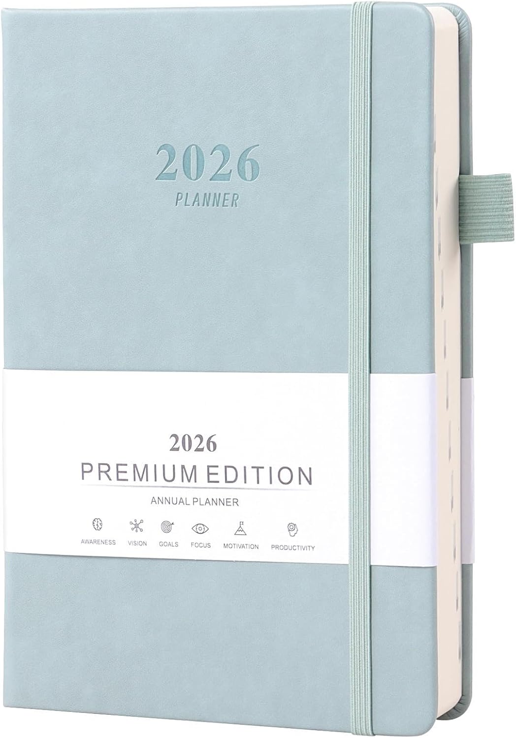 Planner 2026, Weekly Monthly Planner, A5 Academic Planners for Office, School, Home, and Business(Haze Blue)