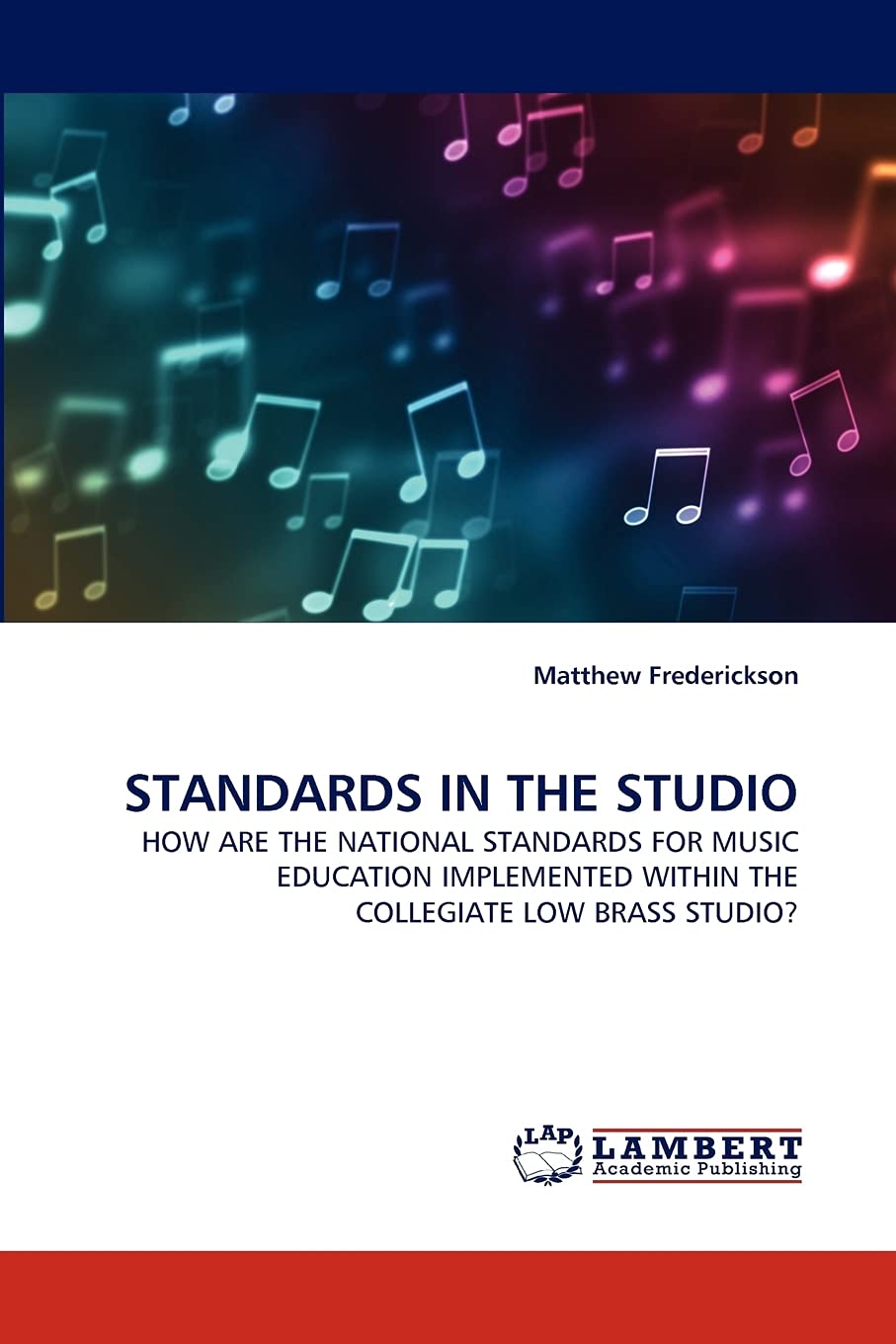 National Standards for Music Education méthodologie low brass studio