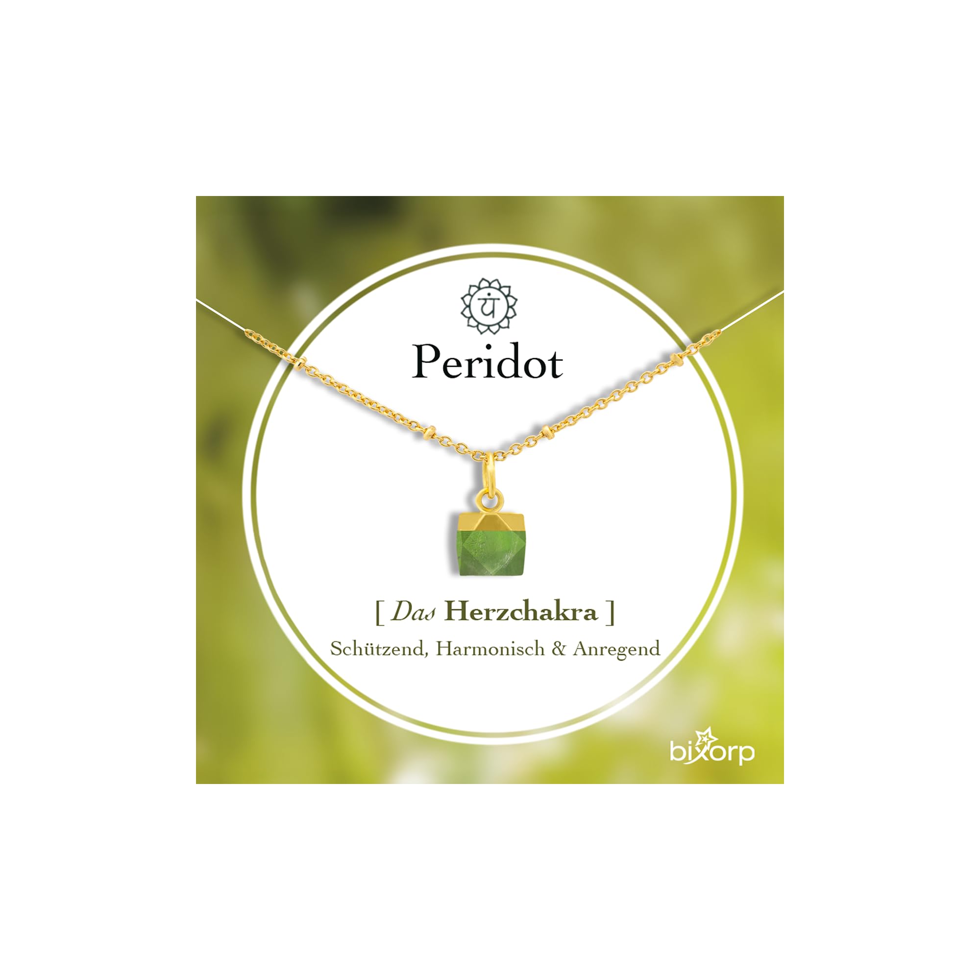 Collier chakra ajustable en acier inoxydable anti-allergie or - 8