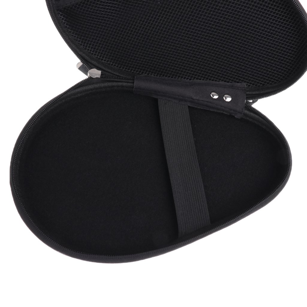 Leeadwaey Custodia rigida impermeabile per racchette da ping pong da ping-pong, copertura per pipistrello, colore: argento