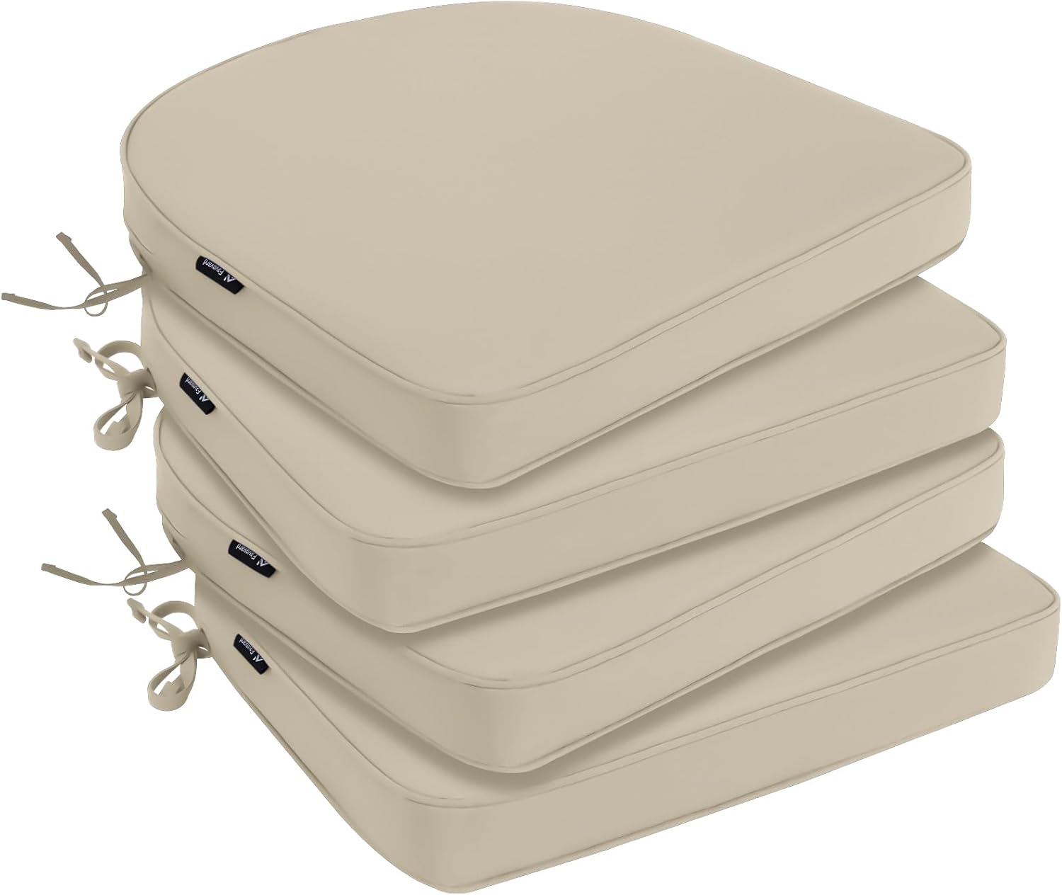 Favoyard Outdoor Chair Cushions 19"x19"x2" Set of 4