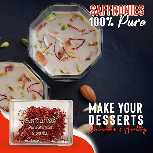 Miniatura 5 de Azafrán Hilos 0.07 oz, filamentos rojos españoles Cat A, especias naturales para tu alimento. (0.07 oz)