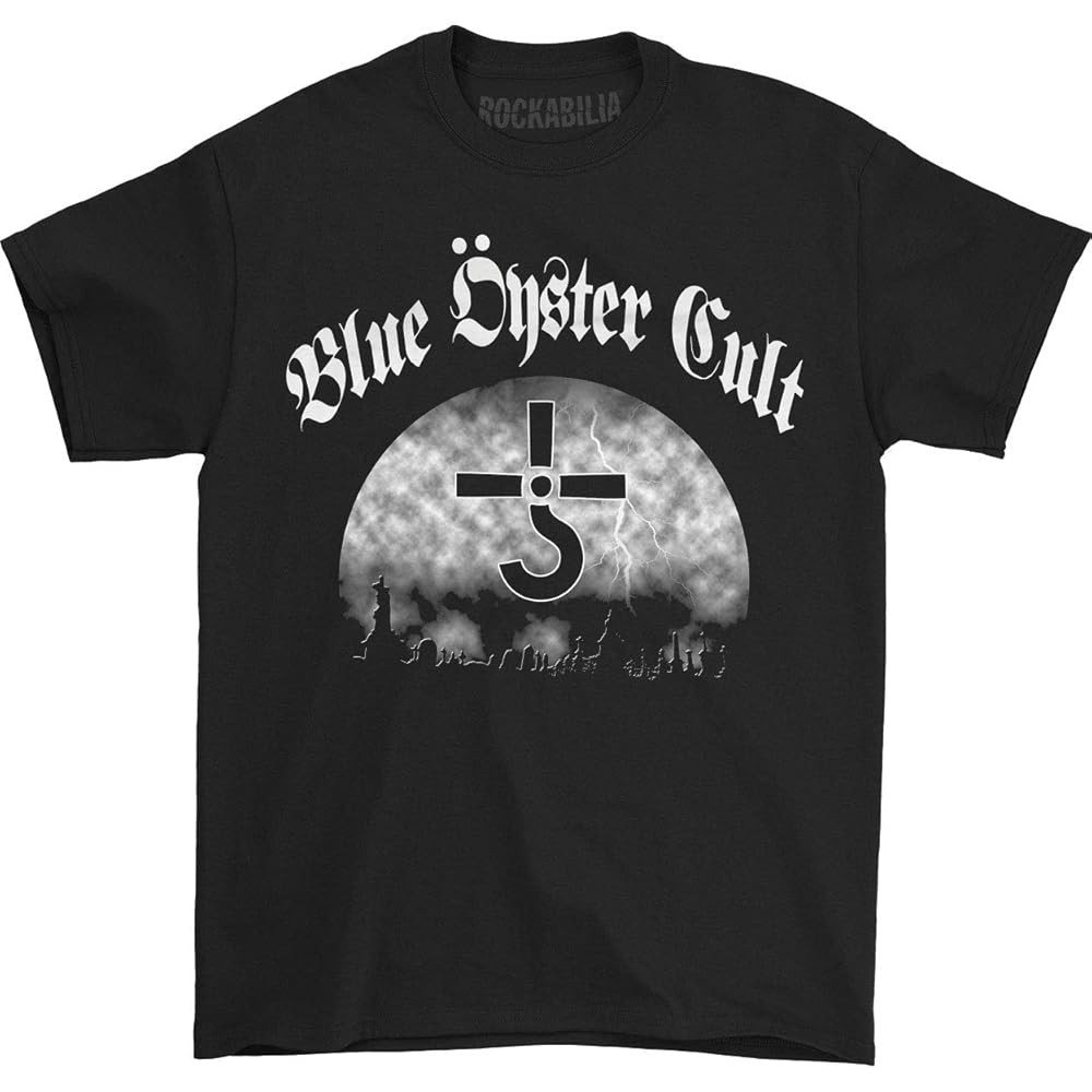 Amazon | Blue Oyster Cult メンズ Graveyard Tシャツ ブラック