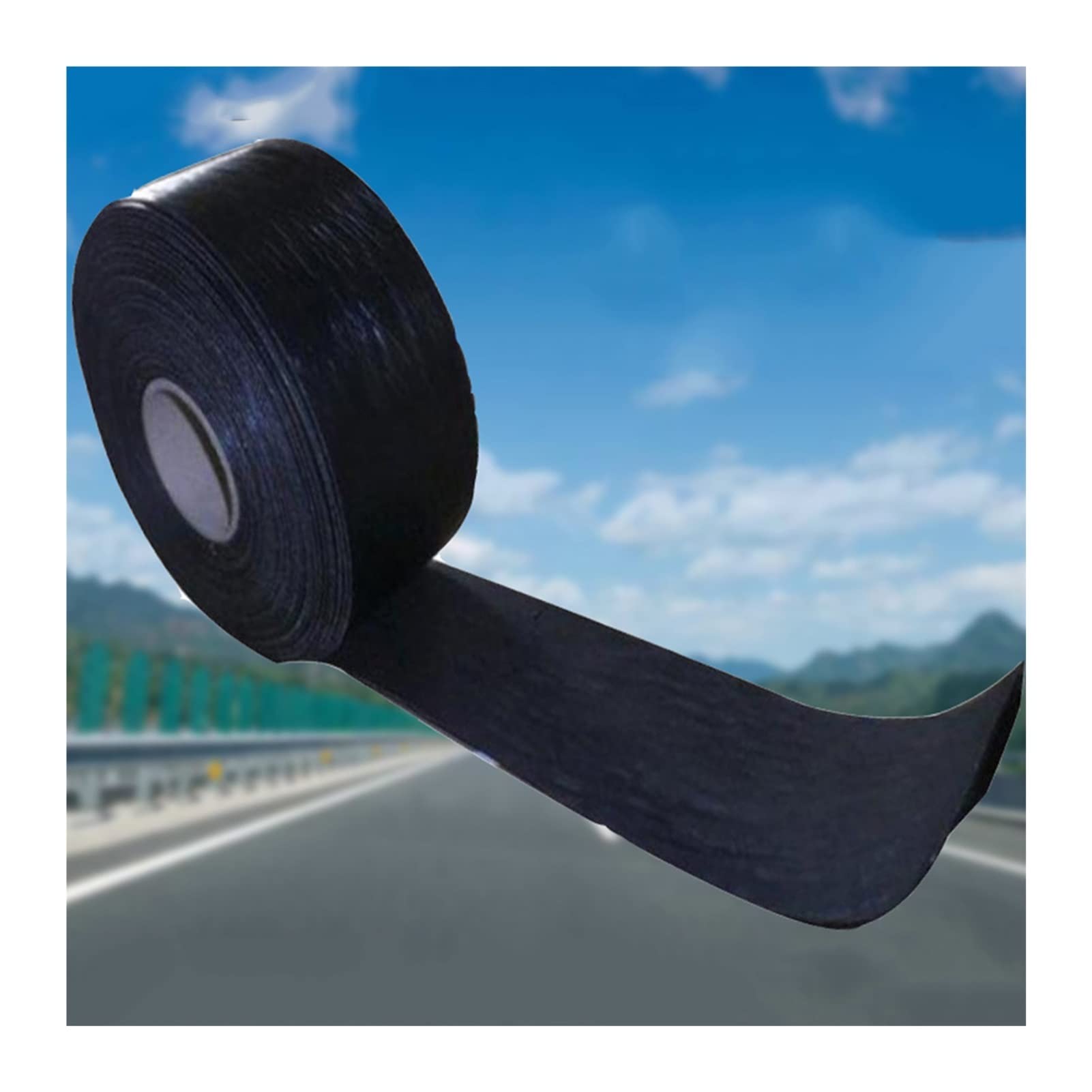 Cinta Para Reparar Grietas De Asfalto, 394 EN Autoadhesivo Cinta De Betún, Estacionamiento Techo Calzada Carretera Cinta Reparadora, Grieta Del Camino Del Cemento Tela Selladora ( Color : 10CM , Size