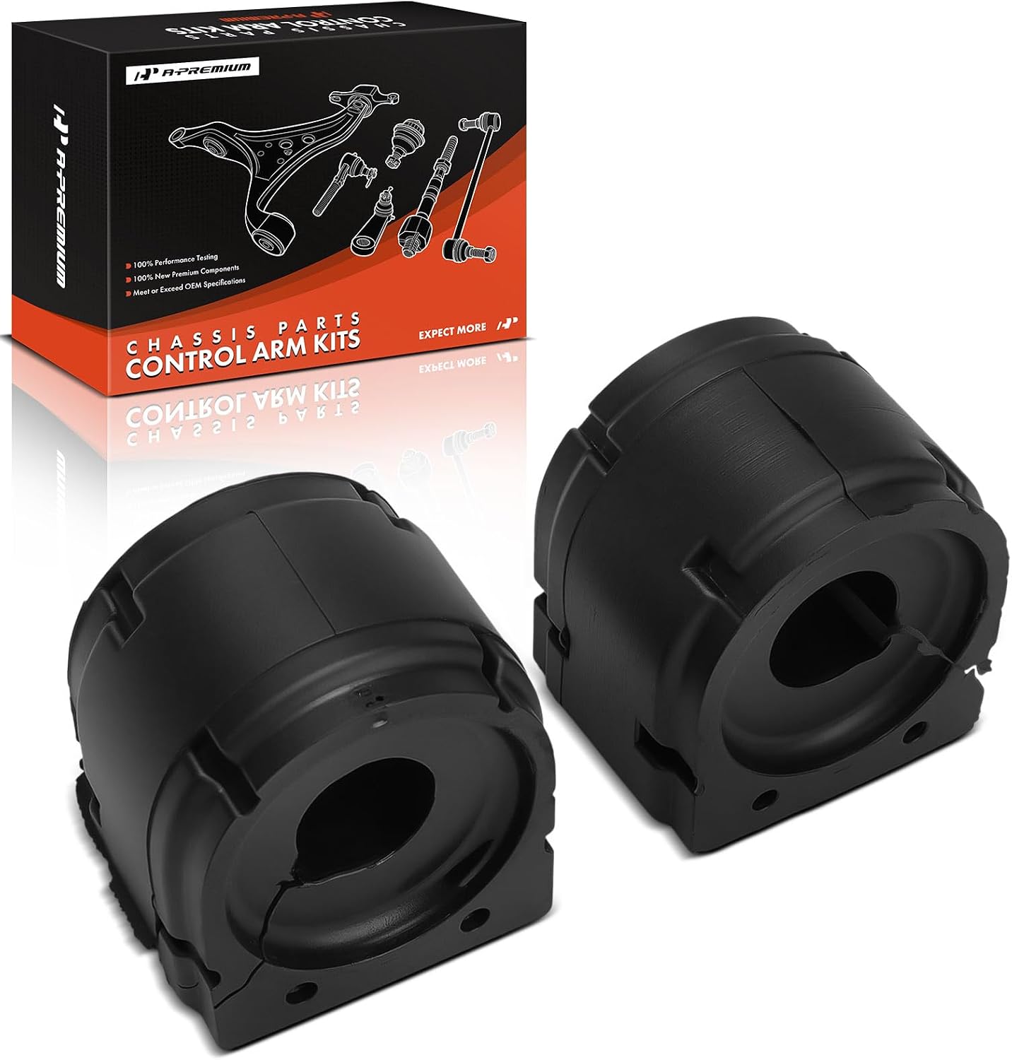 A-Premium 2 x Front Sway Bar Bushing Kit, Compatible with Mazda CX-5 CX5 2013 2014 2015 2016