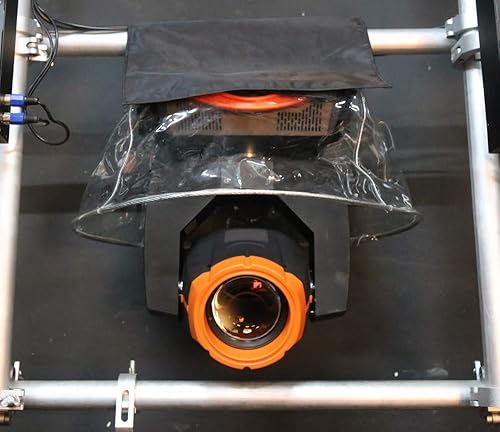 Miniatura 3 de Paquete de 8 cubiertas de lluvia de luz móvil para luz de cabeza móvil, luces móviles impermeables, luces de escenario para cubierta de luz de cabeza