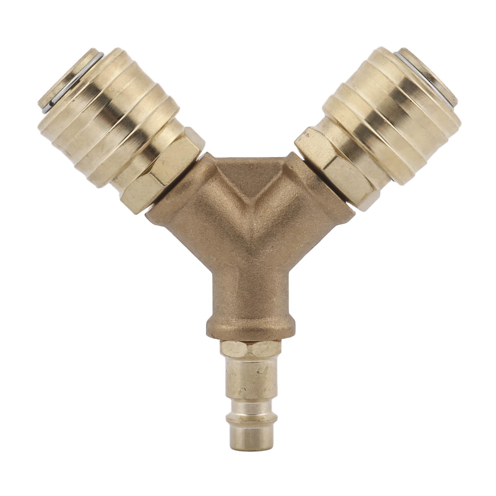 Air Hoses Coupling Distributor Compressed Air Softener with Male Thread Brass Compressed Distributor Coupling
