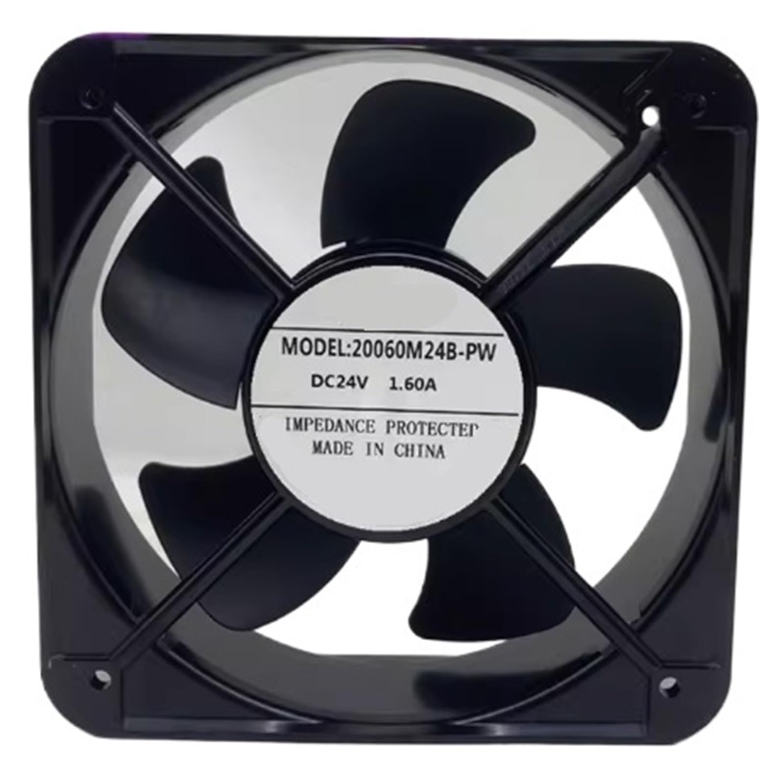 Ventilateur de refroidissement 200x200x60 mm 24V puissant pour boîtier et serveur informatique