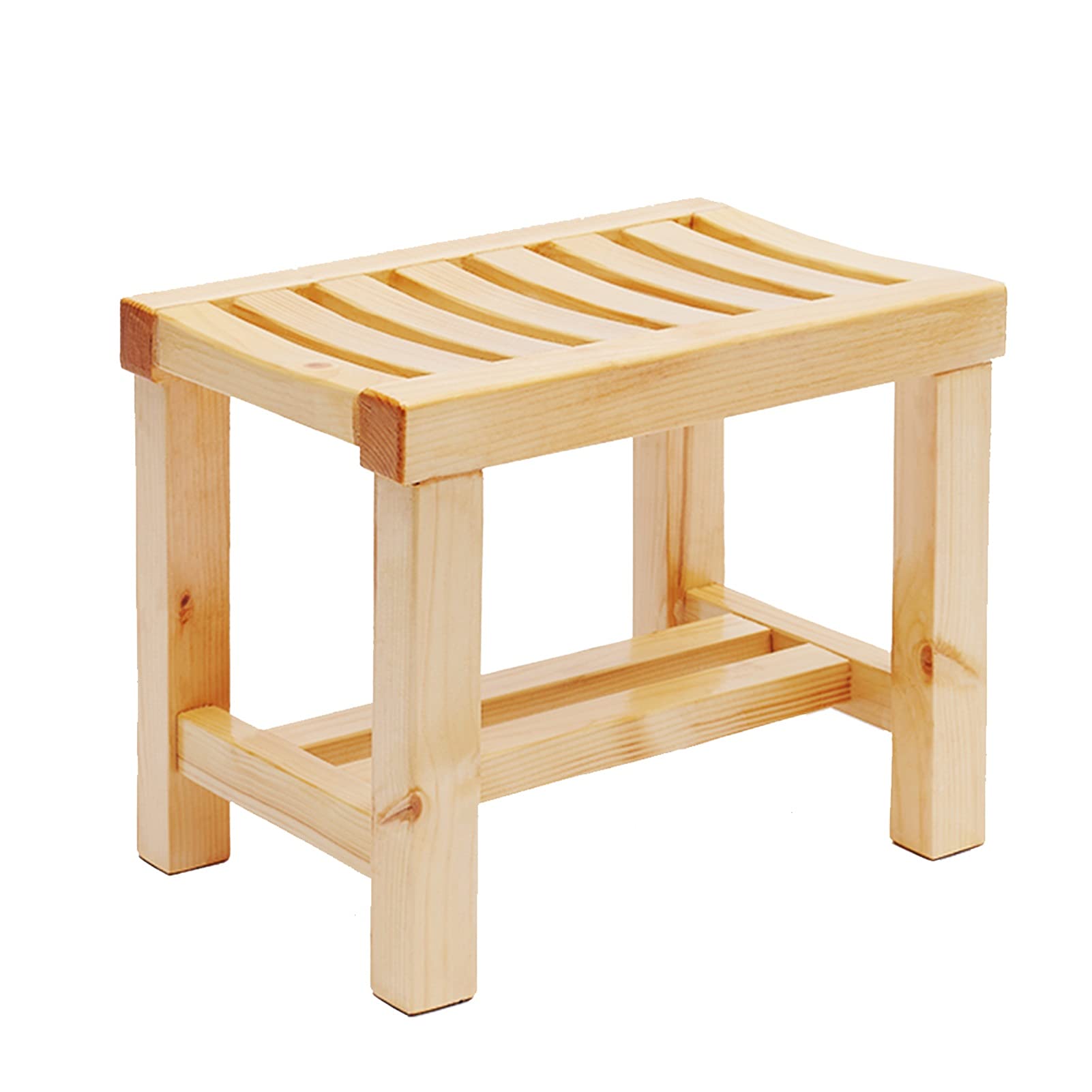 Tabouret de douche en bois de rasage anti-glisse et sécurité pour senior