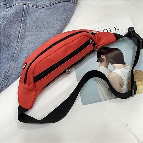 Miniatura 5 de AuSion Riñonera grande para mujer, impermeable, con 3 bolsillos con cremallera, a la moda, para correr, senderismo, cinturón para hombres, llevar