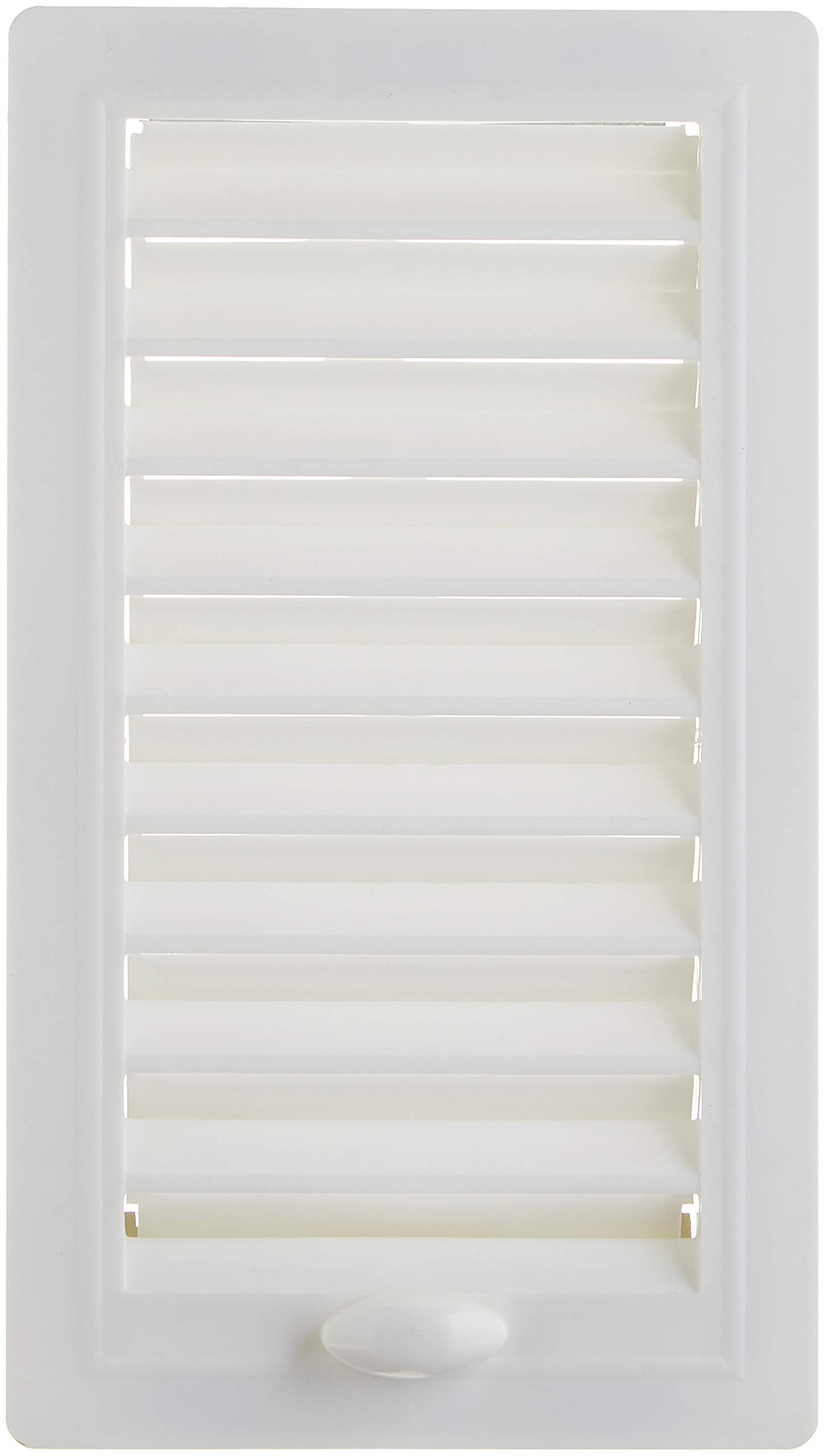 Image secondaire de Grille d'Aération Réglable en Plastique Upmann 10 x 21 cm - Montage Blanc