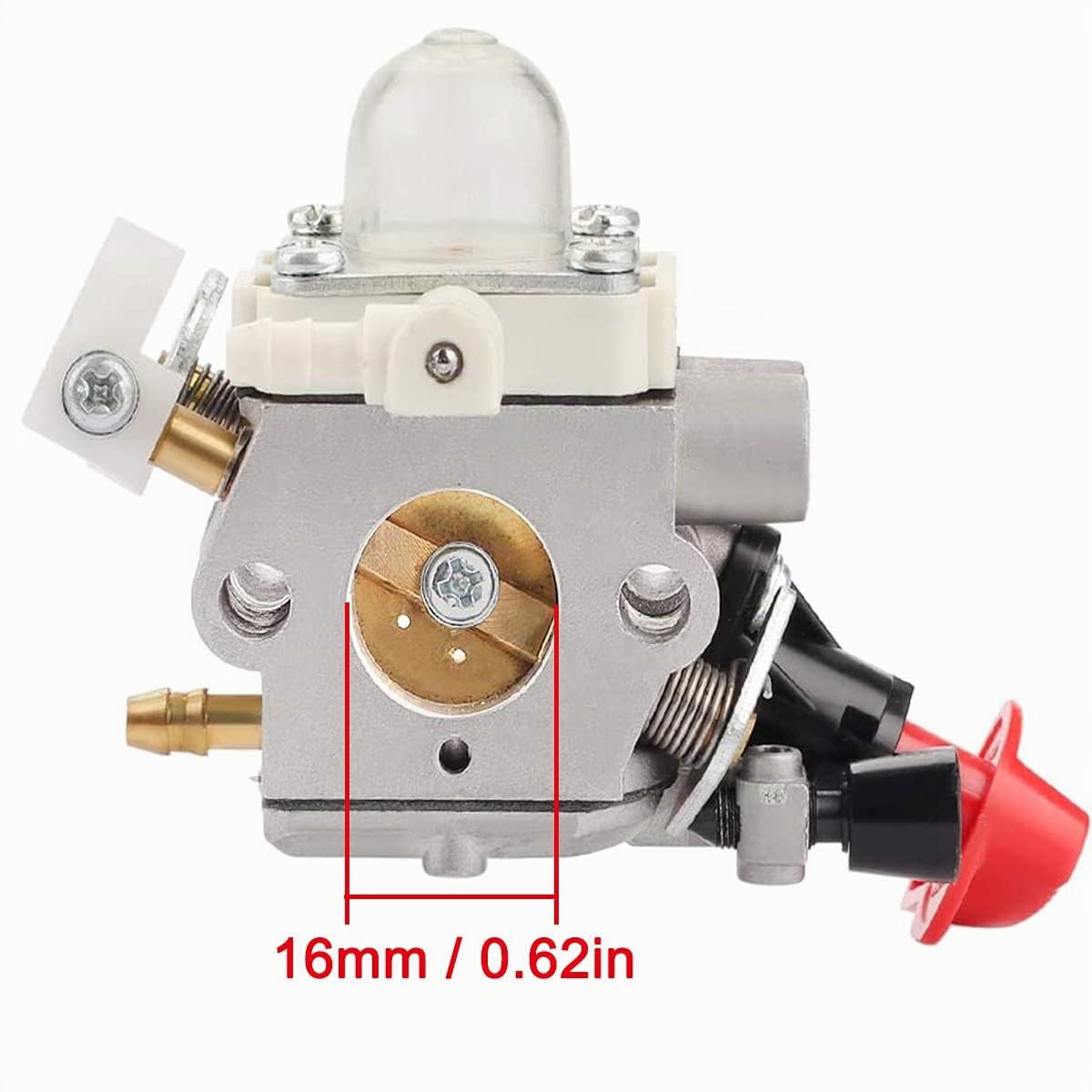 ZAMDOE Carburador FS56RC FS40 para Stihl FS40 FS50 FS56 FS70 FC56 FC70 HT56 HT56C KM56 KM56RC KN56 Recortadora recortadora de césped, reemplaza # C1M-S267A, 4144 120 0608