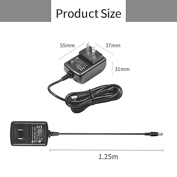 確認用: 5v 1aが確認できます Amazon | Security-01 PSE認証取得 AC DC6V1Aアダプター 汎用AC