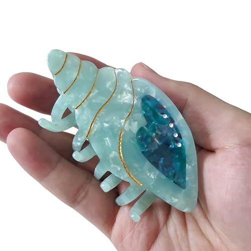 Miniatura 3 de Clip de garra de caracola en espiral,Pinzas de pelo de acetato,Pinzas de garra pequeñas para mujeres,