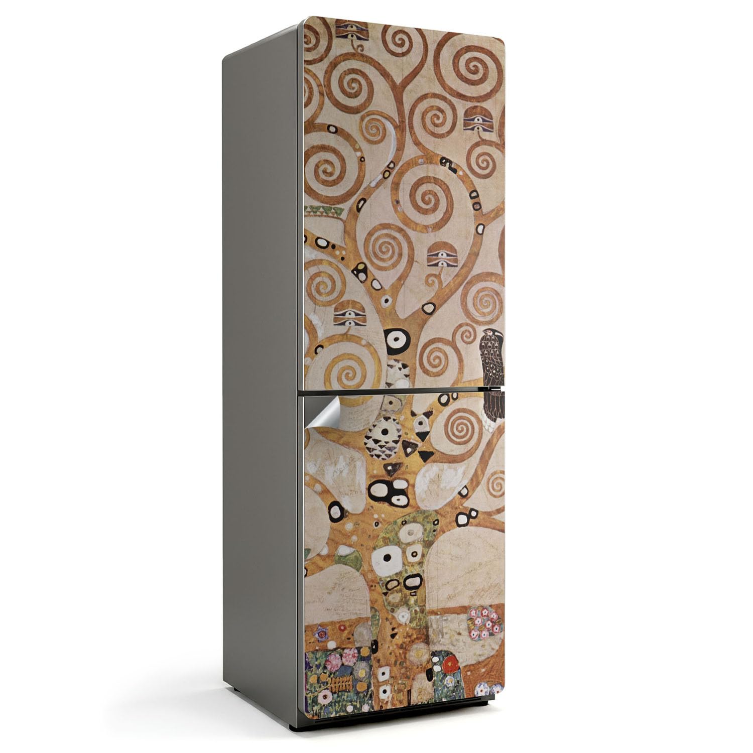 Sticker Réfrigérateur Arbre Klimt 60x180 cm Couvrant Entièrement